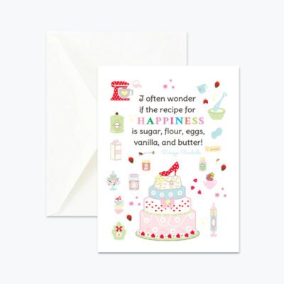 Greeting happy birthday card